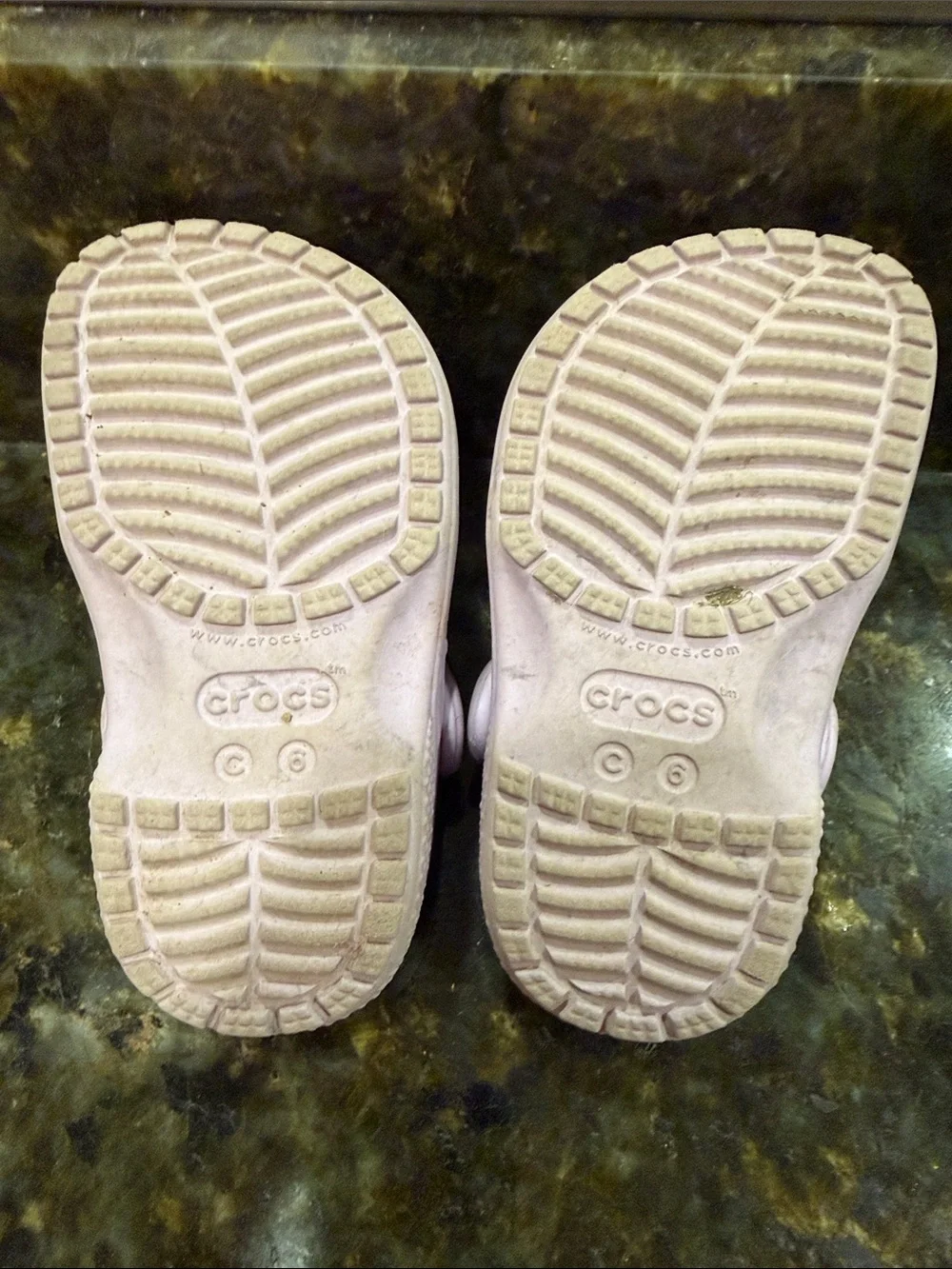 Pair of CROCS Toddler Classic Clogs, C6